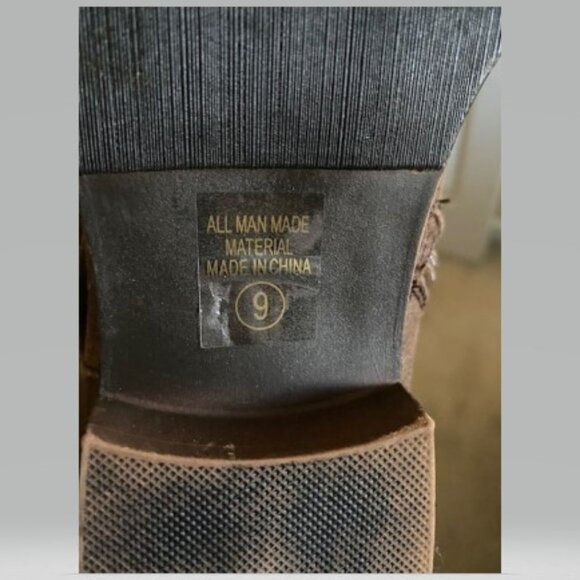 Brown Western Knee-High Boots - Picture 4 of 5